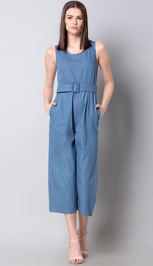 Denim Culotte Tulum