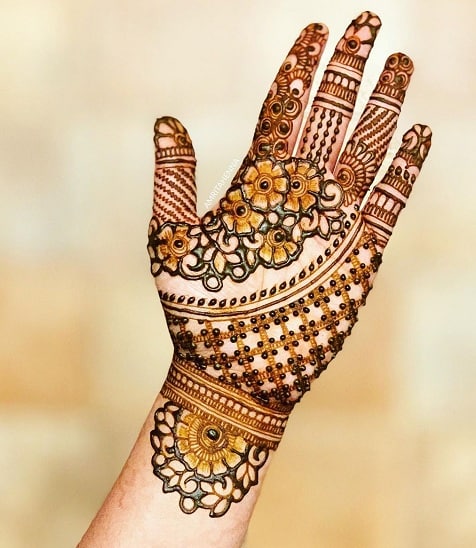 Paprastas Mehndi dizainas