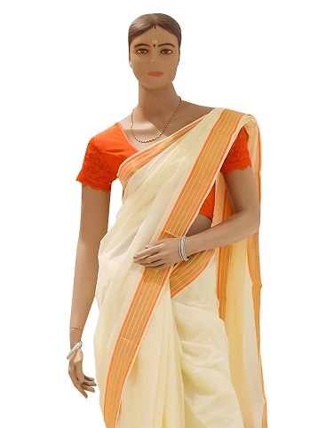 Pagaminta palaidinė Kerala Saree