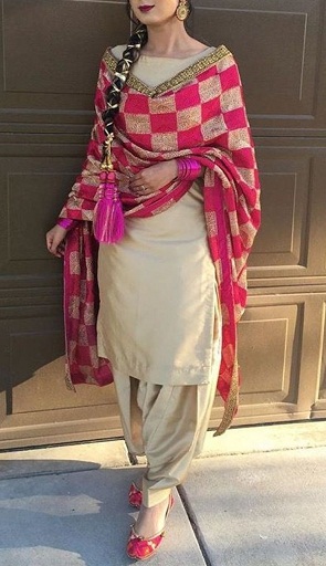 Punjabi Butik Kurti Suit