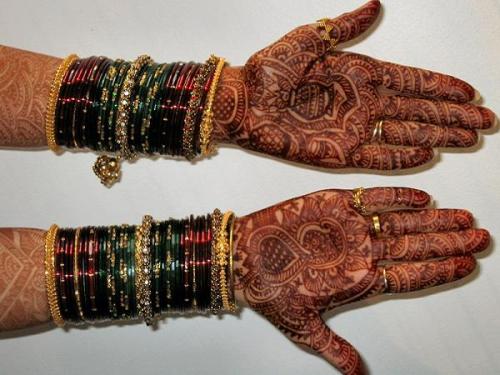 Gudžarati Dulhan Mehndi rankoms