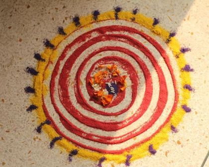 „Rangoli“ dizainas vaikams