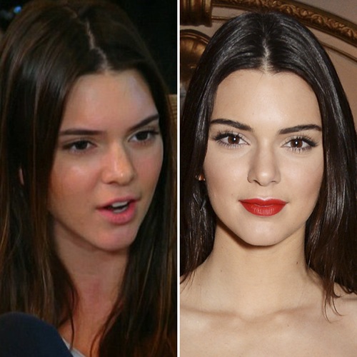 Kendall Jenner be makiažo 11