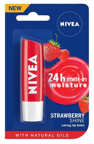 Nivea Meyveli Parlatıcı Çilek Dudak Balsamı