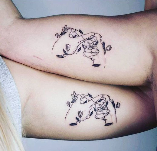 Draugystės tatuiruotės dizainas 7