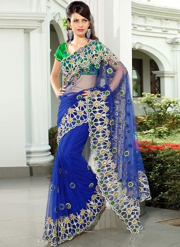 „Blue Net“ dizaineris Saree