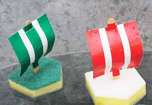 Sponge Boats Fun Craft