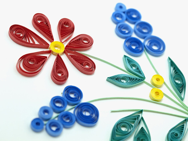 Quilling popieriaus amatas