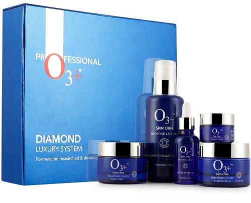 O3+ Diamond Luxury System veido rinkinys vestuviniam makiažui