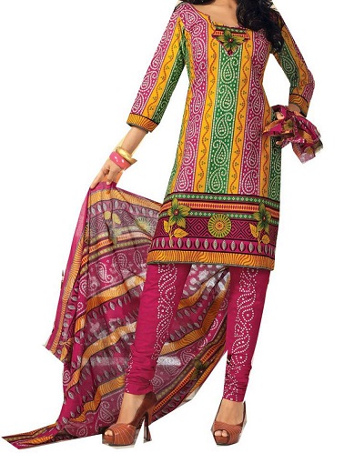 „Jaipuri“ spausdintas „Salwar“ kostiumas