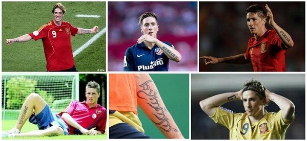 fernando torres tatuiruotės dizainas