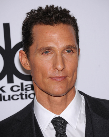 Matthew McConaughey trumpas kirpimas