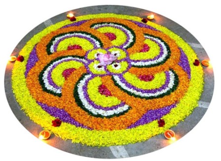 „Diwali Kolam Rangoli“ dizainas