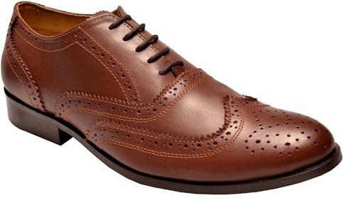 Sujunkite „Brown Leather Brogue“