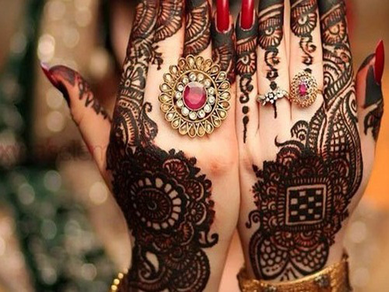 Mehndi menininkai Džaipure