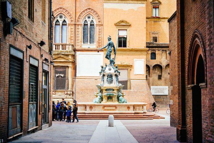 Bologna Piazza Maggiore παλιό μέρος