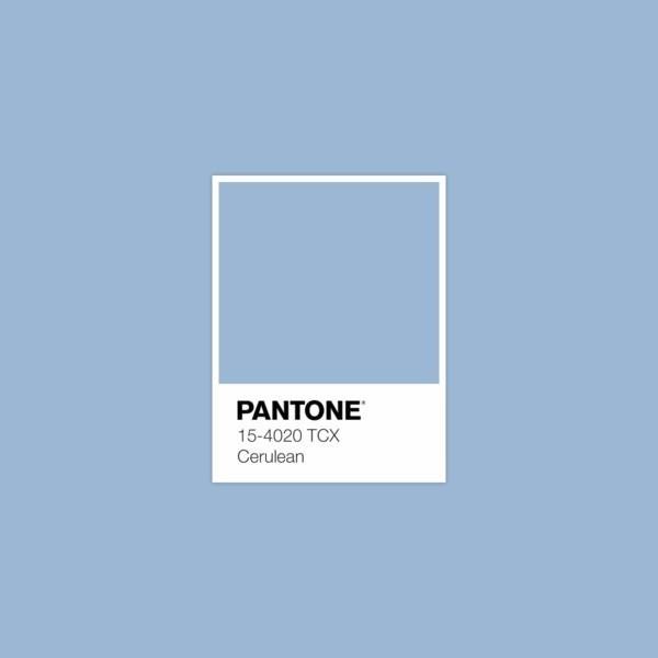 Cerulean 2000 Classic Blue Pantone Χρώμα της Χρονιάς 2020