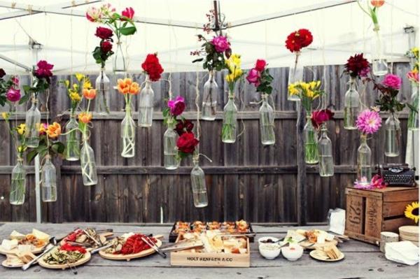 οι τέλειες ιδέες DIY διακόσμησης γάμου πάρτι κήπου