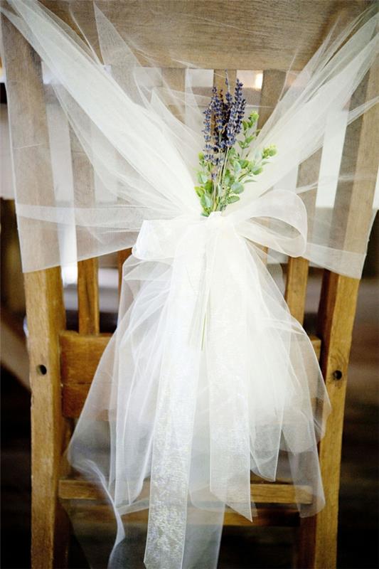 η τέλεια DIY γαμήλια διακόσμηση καρέκλας πίσω δαντέλα