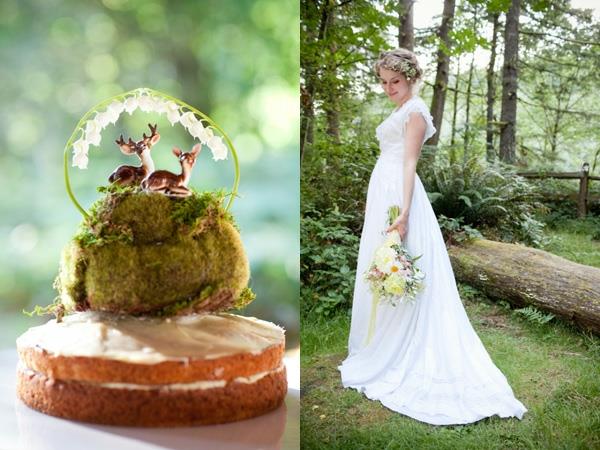 DIY γάμοι ιδέες διακόσμησης δάσος όμορφο