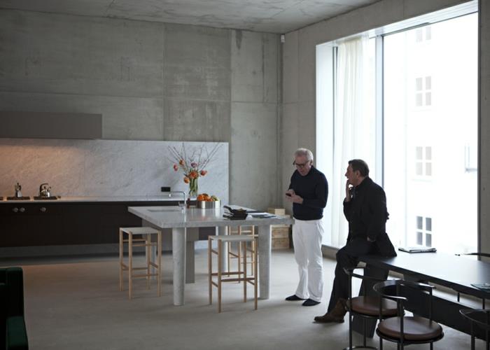 Διαμέρισμα του David Chipperfield loft διαμέρισμα Βερολίνο βιομηχανική επίπλωση