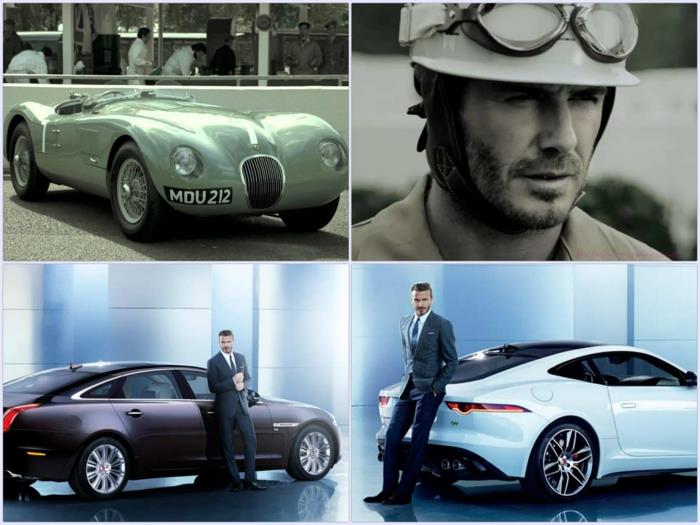 David Beckham διαφήμιση jaguar διαφήμιση προσώπου στην Κίνα διαφήμιση