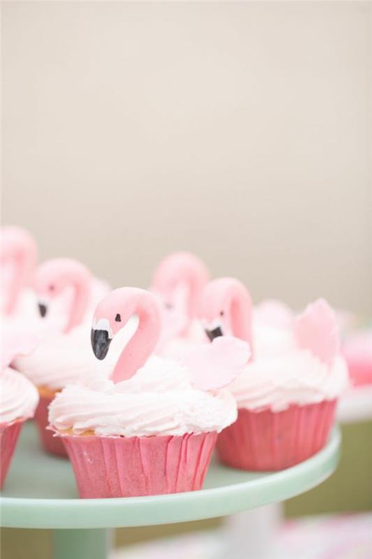 Συνταγές Flamingo Cupcakes akeήστε ροζ ταρτάκια