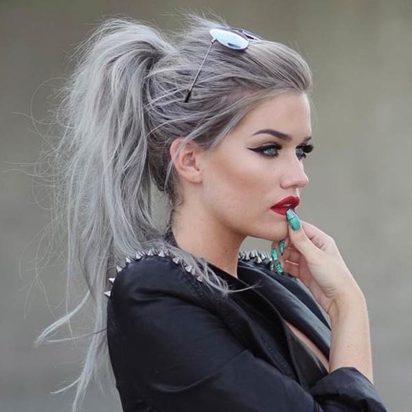 20 Trendy Celebrity Grey Hair Hair Happies 2019.