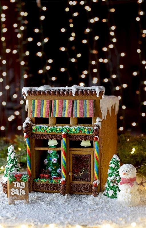 Tinker gingerbread house for Christmas - εορταστικές ιδέες, συνταγές και οδηγίες retro haus laden konditorei