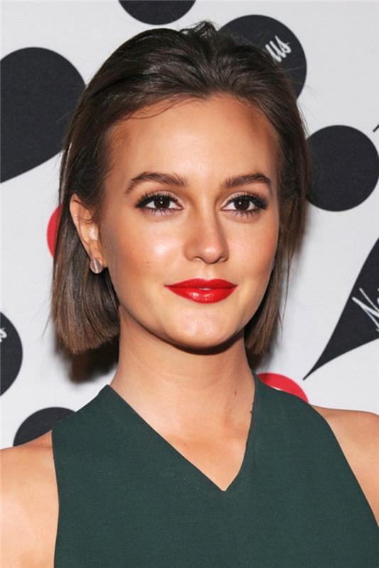 Leighton Meester Bob Hairstyles Short Hairstyles 2015 Διασημότητες