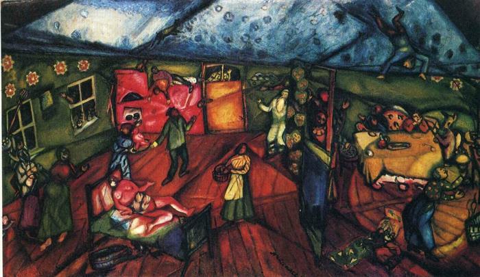 Ο Marc Chagall δουλεύει τη γέννηση