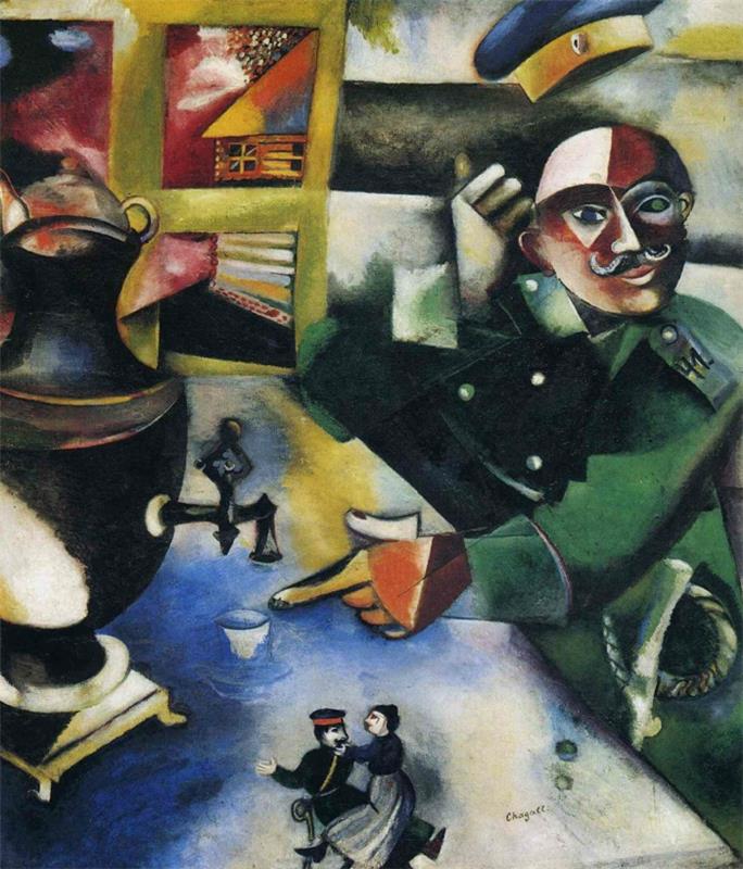 Ο Marc Chagall δουλεύει μεθυσμένος στρατιώτης