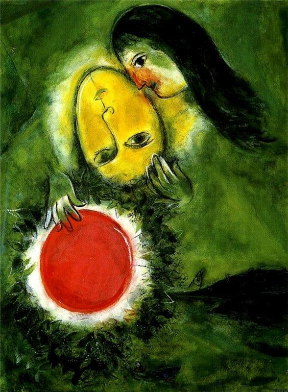 Πράσινο τοπίο Marc Chagall