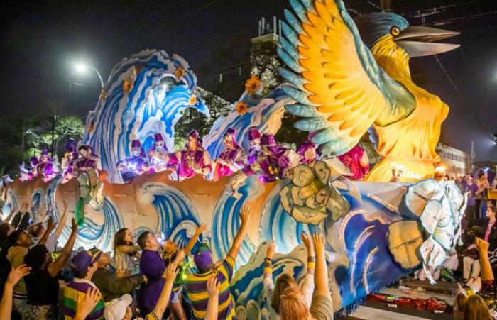 Mardi Gras Mardi Gras γιορτές στην Αμερική για μέρες στη Νέα Ορλεάνη