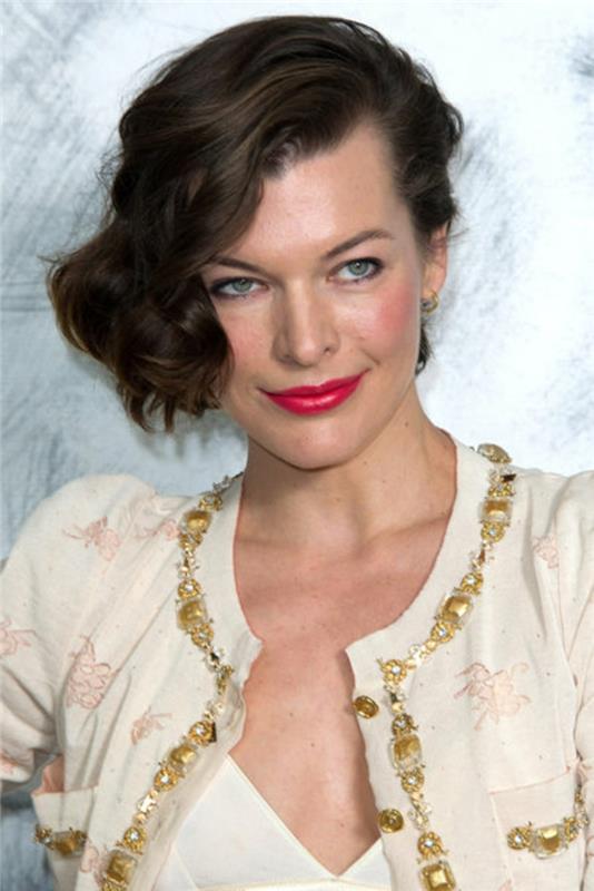 Milla Jovovich Bob Hairstyles Short Hairstyles 2015 Διασημότητες