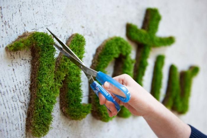 Moss graffiti street artist διακοσμητικό στήριγμα