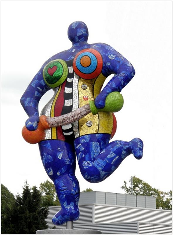 Μπλε μελάνι Niki de saint Phalle