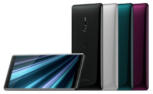 SONY XPERIA XZ3 smartphone διαφορετικών αποχρώσεων