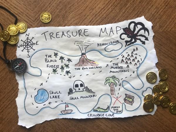 Tinker treasure map - δημιουργικές ιδέες για το επόμενο πειρατικό πάρτι σας πειρατές χάρτες diy ιδέες παιδιών