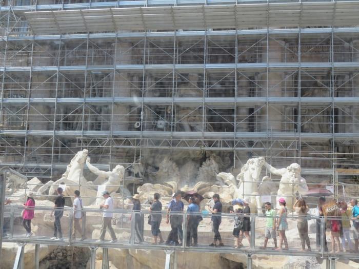 Αξιοθέατα στην Ιταλία Αξιοθέατα στην Ιταλία Εργοτάξιο Fontana di Trevi