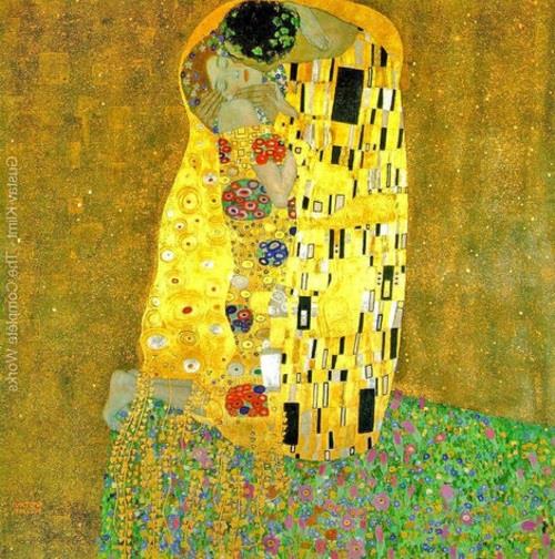 Τα έργα τέχνης του Kiss από τον gustav klimt