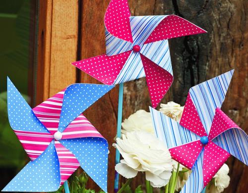 Pinwheel tinker δάσος σχεδιασμού κήπου DIY ιδέες