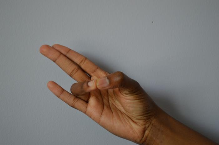 Yoga mudra prithvi mudra bone