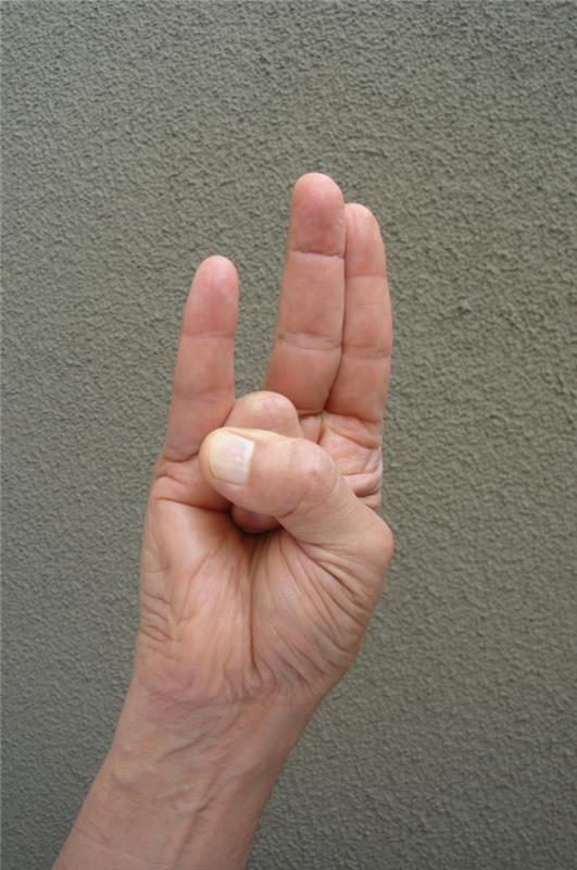 Yoga mudra sorya fire mudra