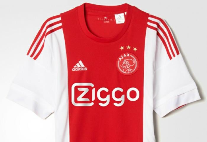 φανέλα adidas 2015 2016 ποδοσφαιρικές φανέλες ajax κόκκινο λευκό