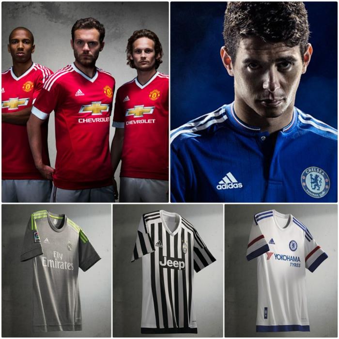 φανέλα adidas πουκάμισα ποδοσφαίρου νέα σεζόν 2015 2016