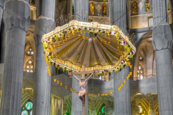 Βαρκελώνη ορόσημα sagrada familia διακόσμηση