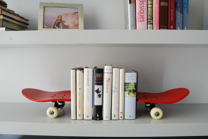 ράφι βιβλιοθηκών bookends bookends skateboard