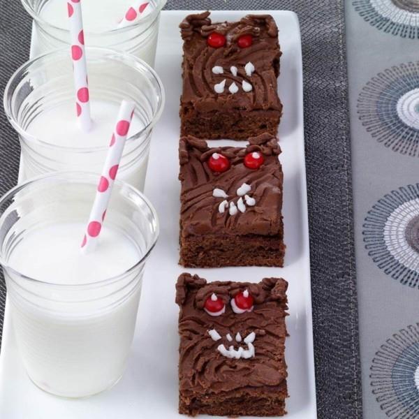 brownie γάλα αποκριάτικες ιδέες σνακ τελευταίας στιγμής