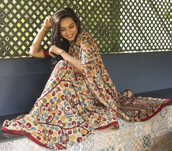 „Kalamkari Crepe Sarees“